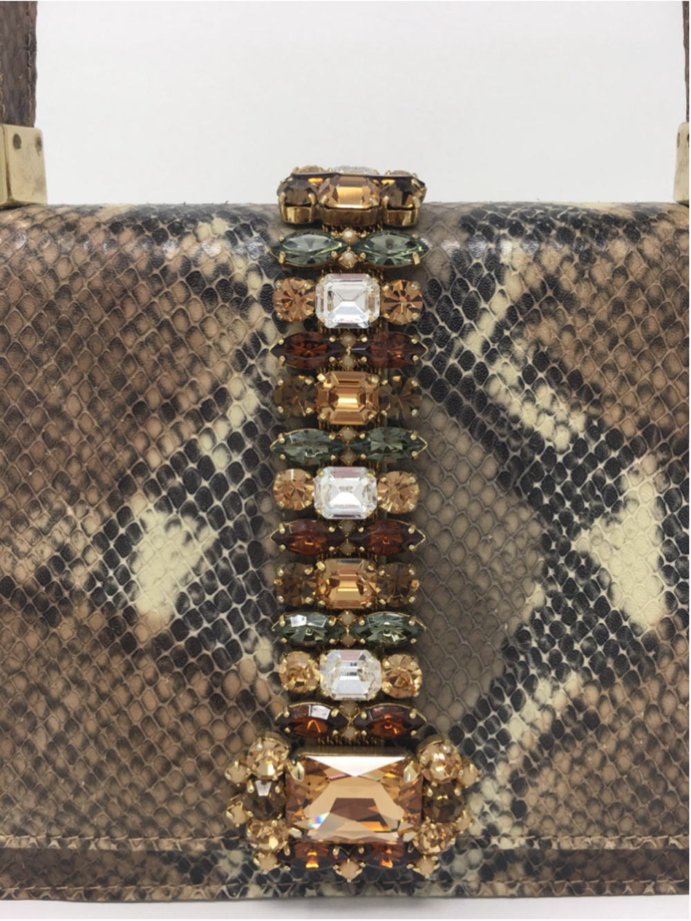 python snakeskin handbag - Picture 2 of 12